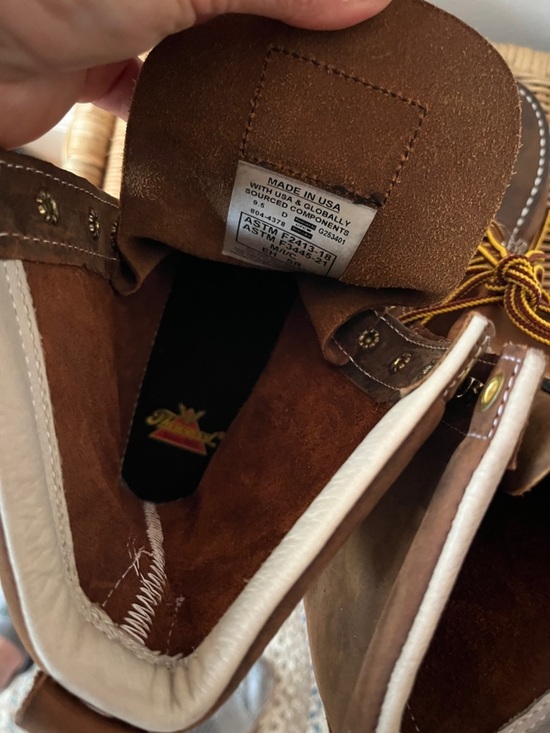 Thorogood 8” Steel Tow Work Boot Size 9.5 NWT